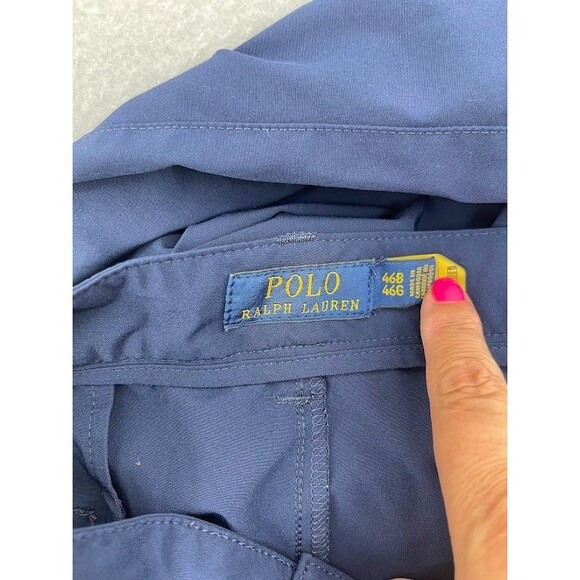 POLO Ralph Lauren Shorts Mens Size 46B Classic Performance Navy Chino 9” Inseam - Picture 7 of 8